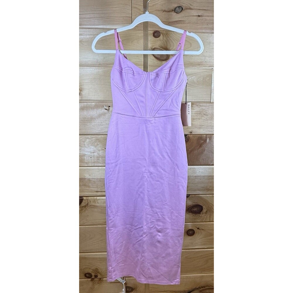 Bailey 44 Fayette dress orchid bodycon bustier‎ top  NWT  Size XS  Retail $218
